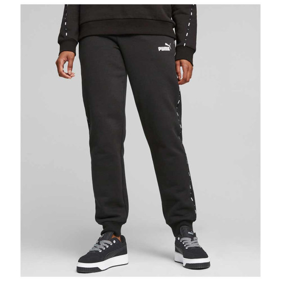 Puma Γυναικείο παντελόνι φόρμας Essential Tape Fleece Sweatpants Puma Γυναικείο παντελόνι φόρμας Essential Tape Fleece Sweatpants